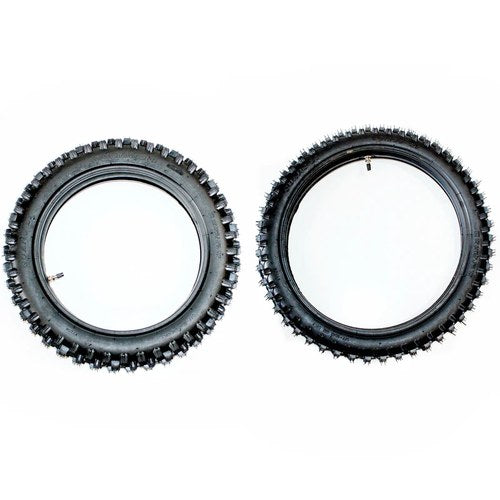 70/100 - 17 17" Front 90/100 - 14 14" Inch Rear Tyre Tire Tube Pit Pro Dirt Bike