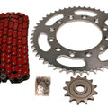 Honda CR125R, 2002-2003, Red O-Ring Chain and 13/51 Sprocket Set - CR125, CR 125