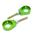 Green 15mm 76mm Chain Adjuster Bolts Tensioner Pit Pro Trail Quad Dirt Bike ATV
