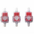 3X 6mm Inline Petrol Fuel Filters Cleaner Pit Pro Trail Quad Dirt Bike ATV Buggy