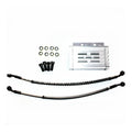 Silver CNC Engine Oil Cooler Kit Radiator 140cc 150cc Pit Pro Trail Dirt Bike