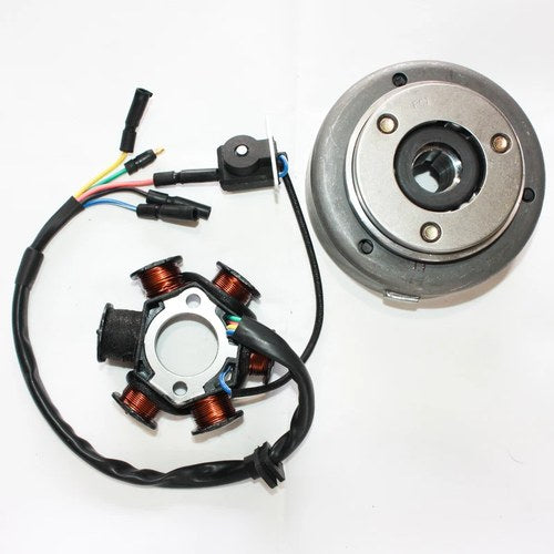 Magneto Stator Plate Roller Flywheel 110cc 125cc Pit Quad Dirt Bike ATV Buggy