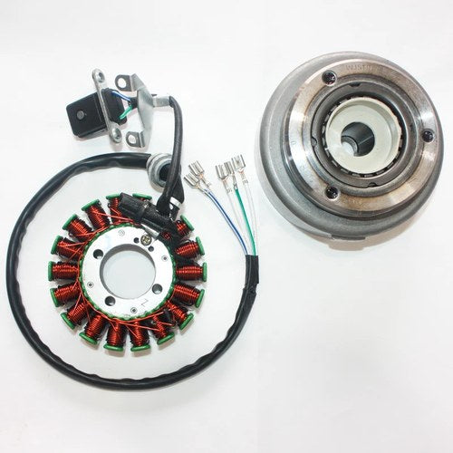 18 Pole Magneto Stator Roller Flywheel 200cc 250cc Engine Pit Quad Dirt Bike ATV