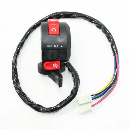 Kill Start Light Switch Button Housing Choke Lever 125cc Pit Quad Dirt ATV Bike