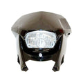 Black Universal MX Headlight Pit Pro Trail Dirt Bike Motrocycle Motorcross