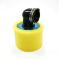 Yellow 35mm 90 Degree Bent Angled Air Filter Pod Cleaner Pit Quad Dirt Bike ATV