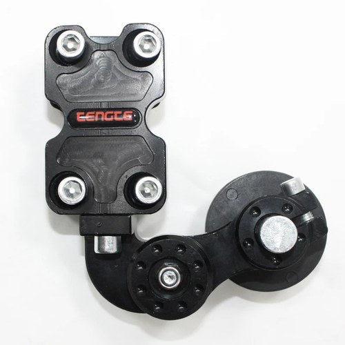 Black Universal Motorcycle Alloy Adjustable Chain Tensioner Pit Trail Dirt Bike