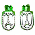 CNC Green Stainless Footpeg Foot Pegs Rest Pedal FX205 65SX MX Motorcycle Bike