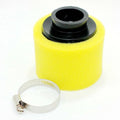 Yellow 37mm 38mm Foam Air Filter Pod Cleaner 125cc Pit Quad Dirt Bike ATV Buggy