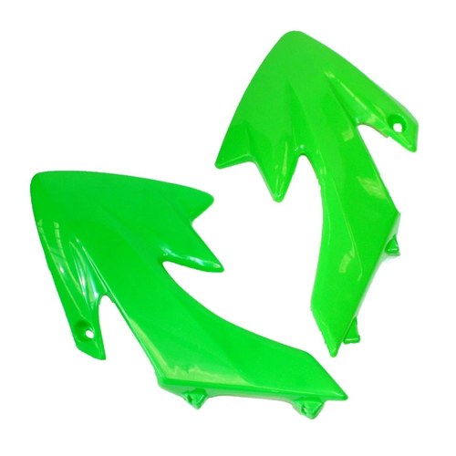 Green Plastic Front Tank Side Guard Fender Fairing CRF50 Style Pit Pro Dirt Bike