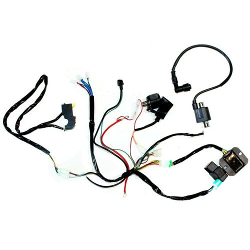 Electric Start Wiring Harness Loom Kit ZS 190cc 212cc Engine Pit Pro Dirt Bike