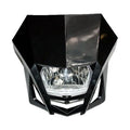 Black Honda Style B Rec Reg Head Light Pit Trail Dirt Motrocycle Motorcross Bike