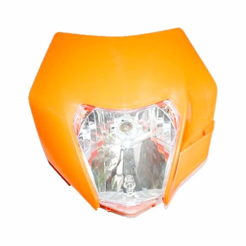 Orange New KTM Style RecReg Head Light Pit Trail Dirt Motrocycle Motorcross Bike