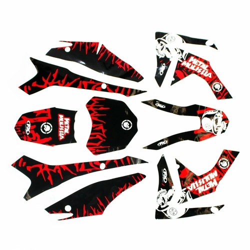 3M Metal Mulisha Decal Graphics Sticker Kit Crf 110 Fairing Pit Pro Dirt Bike
