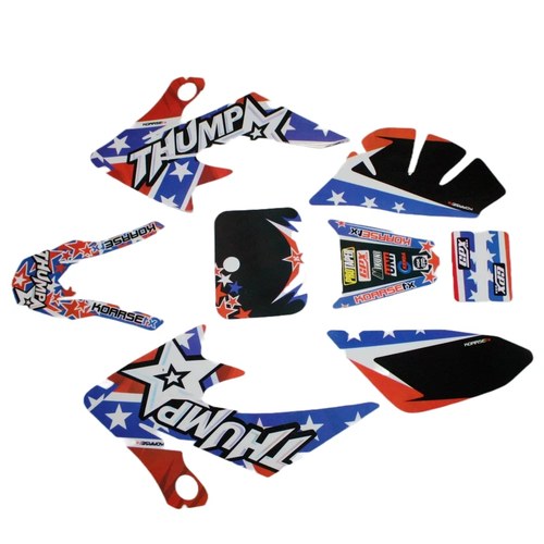 3M Thump Decal Graphics Sticker Kit CRF50 Fairing Plastics Pit Pro Trail Dirt...