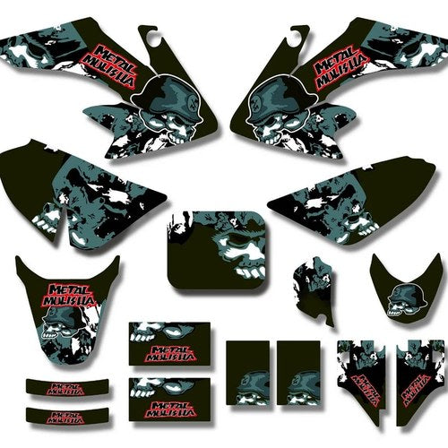 3M Metal Mulisha Decals Graphics Sticker Kit CRF50 Fairing Pit Pro Dirt Bike