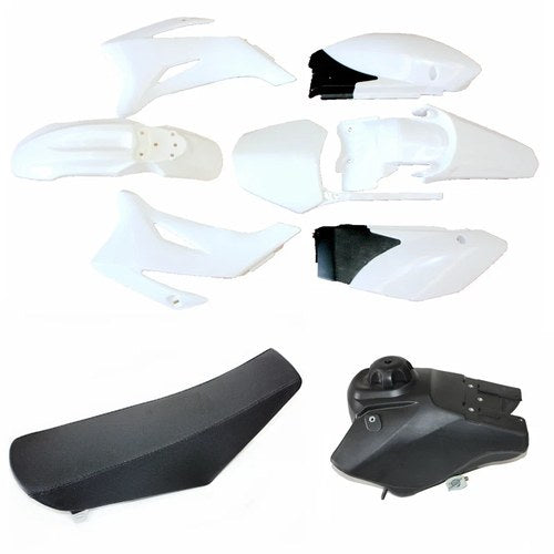 WT TTR110 Plastics Guard Fairing Fender + Seat + Tank Pit Pro Dirt Bike