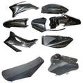 Blk Ttr 110 Plastics Guard Fairing Body Kit + Seat + Tank Pit Dirt Bike