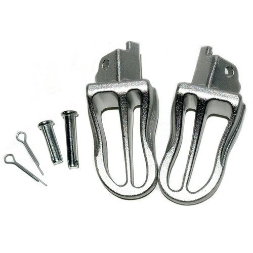Alloy Chrome Footpeg Foot Pegs Rest Pedal 125cc 140cc 150cc Pit Pro Dirt Bike