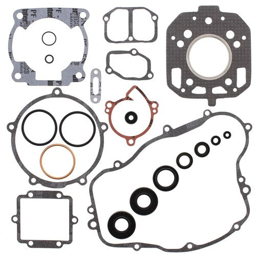 Kawasaki KX 125, 1985-1986, Complete Gasket Set with Seals - KX125