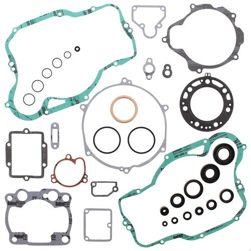 Kawasaki KX 250, 1997-2003, Complete Gasket Set with Seals - KX250