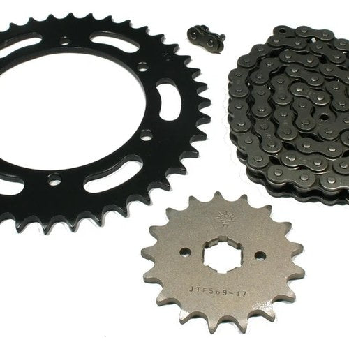 Yamaha RZ350, 1984-1985, Chain and 17/40 Sprocket Set - RZ 350