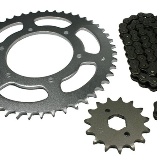 Honda XL250, 1972 1973 1974 1975 1976, Chain and Sprocket Set - XL 250