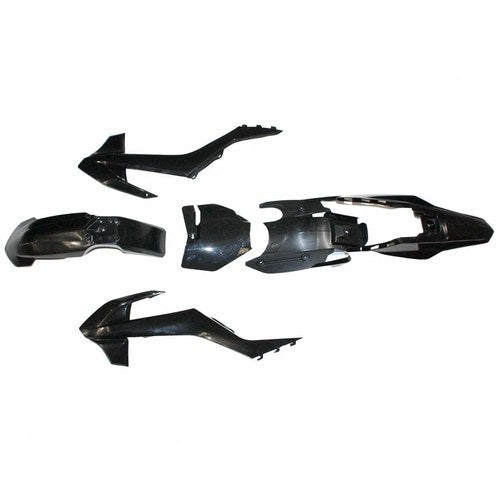 Black Plastics Guard Fairing Fender Kit KTM65 Style 125cc 140cc Pit Dirt Bike