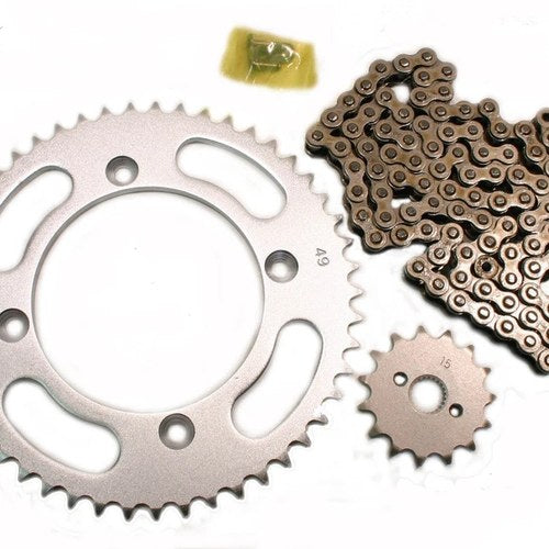 Honda CR85R, 2003-2004, Chain and 15/49 Sprocket Set - CR85, CR 85