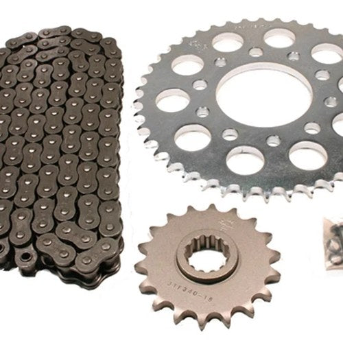 Honda VF1000R Interceptor, 1985-1986, O-Ring Chain and Sprocket Set - VF 1000R
