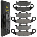 Brake Pads for Kawasaki EX250 Ninja 250R 1992-2007 Front Rear Motorcycle Pads