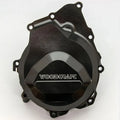 Yamaha R6 2006-2025 Woodcraft Racing Left Side Engine Stator Cover - Black Plate