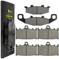 Front & Rear Brake Pads for Kawasaki ZZR1100ZX 1990 1991 1992