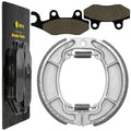 Front Brake Pads & Rear Brake Shoes for Honda CMX250C CMX250X Rebel 2005-2016