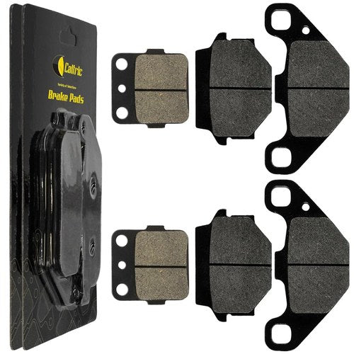 Caltric Front and Rear Brake Pads for Kawasaki KXF250 Tecate 4 1987 1988