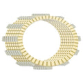Clutch Friction Plates for Yamaha XVS650 V-Star 650 Silverado 2003-2010