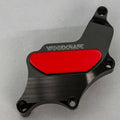 Honda 2007-25 Cbr 600RR Woodcraft Rhs Engine Clutch Cover Protector - Red Plate