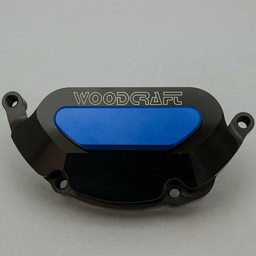 Suzuki 2006-2025 Gsxr 600 750 Woodcraft Stator Cover Engine Protector - Blue Pad