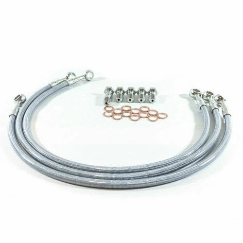 Honda 1983 GL 650 Silverwing Interstate Gbrakes Stainless Front Brake Line Kit