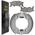 Front Brake Pads & Rear Brake Shoes for Yamaha XV250 Virago 250 1994 1995-2007