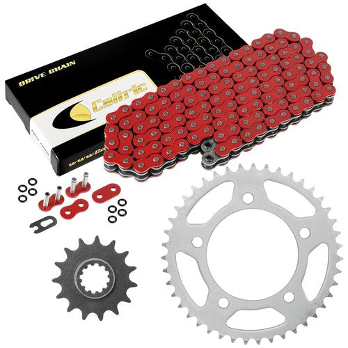 Red O-Ring Drive Chain & Sprockets Kit for Honda CBR600F3 CBR600 F3 1997 98