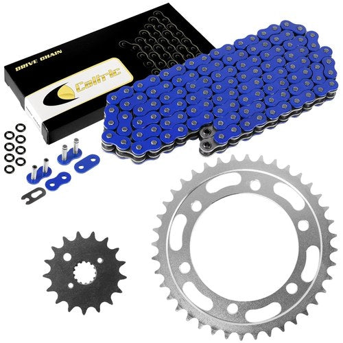 Blue O-Ring Drive Chain & Sprockets for Suzuki GSX1300R Hayabusa 1300 1999-2007