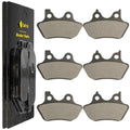 Front Rear Brake Pads for Harley Davidson Flhrs Flhrsi 1450 Road King Custom