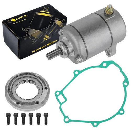Starter & Clutch Bearing for Honda TRX350TE Rancher Es 350 2000-2006 W/Gasket