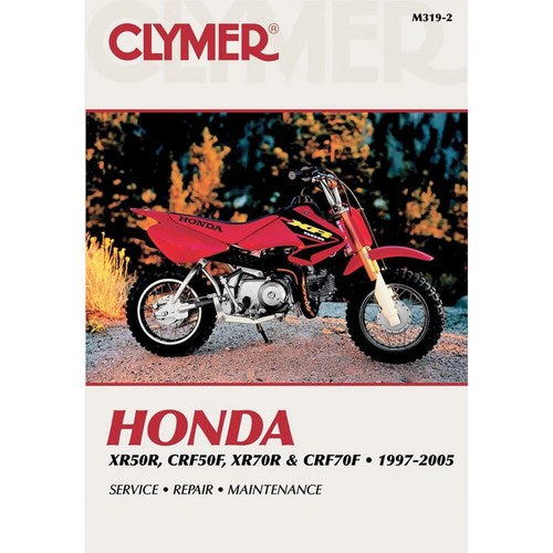 Clymer Physical Book for Honda XR50R, CRF50F, XR70R and CRF70F 1997-2009 | M319