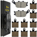 Front Rear Brake Pads for Kawasaki ZR1000B Z1000 2007-08 / 43082-0072 43082-0073
