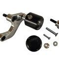 Kawasaki 2006-2007 ZX10R Woodcraft Racing Frame Slider Kit With Black Pucks