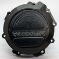 Kawasaki 2011-25 ZX10R Woodcraft Left Side Engine Stator Cover - Black Skid Pad