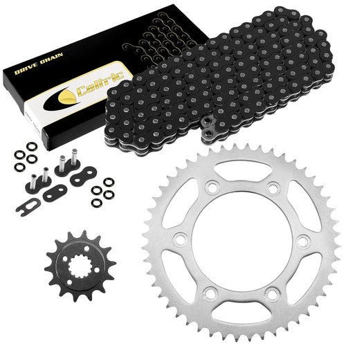 Black O-Ring Drive Chain & Sprockets Kit for Honda XR600R 1991-2000