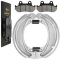 Front Brake Pads & Rear Brake Shoes for Honda VT500C Shadow 500 1983-1986